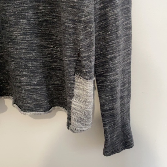 Free People Beach Cocoon Cowl Neck Raw Hem Raglan Pullover Sweater - Picture 3 of 4